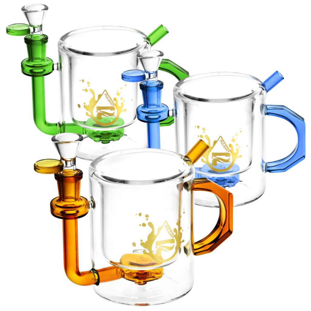 Pulsar Masterpiece Drinkable Mug Dab Rig Waterpipe - 4.25