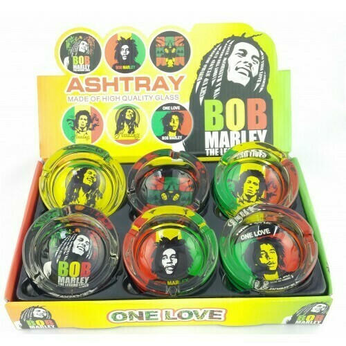 ROUND BOB MARLEY ASHTRAY