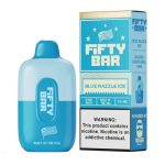 Fifty Bar 6500 Puff Disposable BlueRazzleIce 800x800