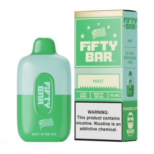 Fifty Bar 6500 Puff Disposable Mint 800x800