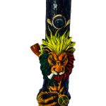 HAND CRAFTED WATERPIPE 12 RASTA SCAR