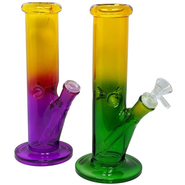 9.6 Color Fade Straight Water Pipe with 14M Bowl