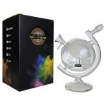 On Point Glass 8 Clear World Globe Water Pipe Box Set