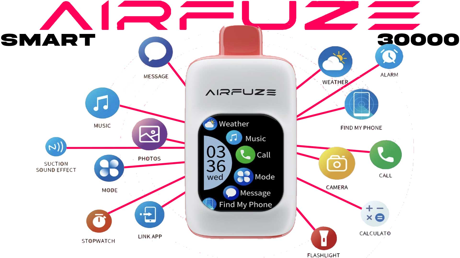 tyson heavyweight vape price Airfuze 30K Smart Disposable Vape 20ml